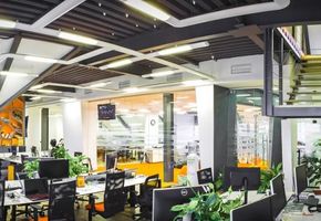 Специалисты компании UALCOM выполнили проект по созданию интерьера офиса компании Grammarly