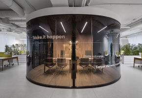 Компания  UALCOM выиграла тендер на установку  перегородок в современном офисе компании Биосфера.