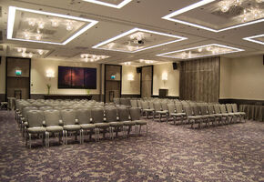 Компания UALCOM приняла участие в оформлении конференц-зала отеля Radisson Blu., Киев