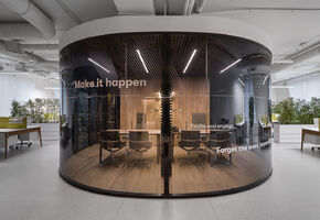 Компания  UALCOM выиграла тендер на установку  перегородок в современном офисе компании Биосфера., Киев